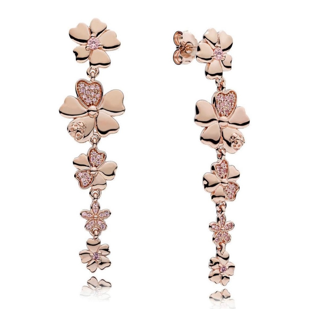 Pandora Rose Wild Flower Meadow Earrings